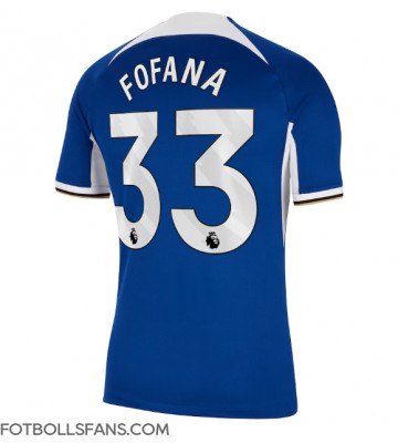 Chelsea Wesley Fofana #33 Replika Hemmatröja 2023-24 Kortärmad